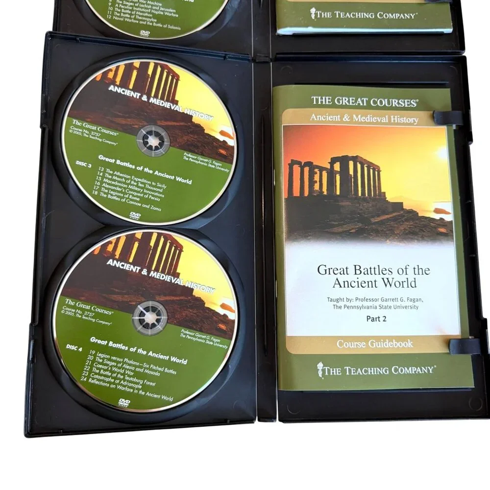 Great Courses Great Battles of the Ancient World DVDs Guidebook Garrett Fagan - Picture 5 of 5